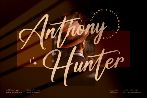Anthony Hunter: The Luxury Handwritten Font for Modern Brands