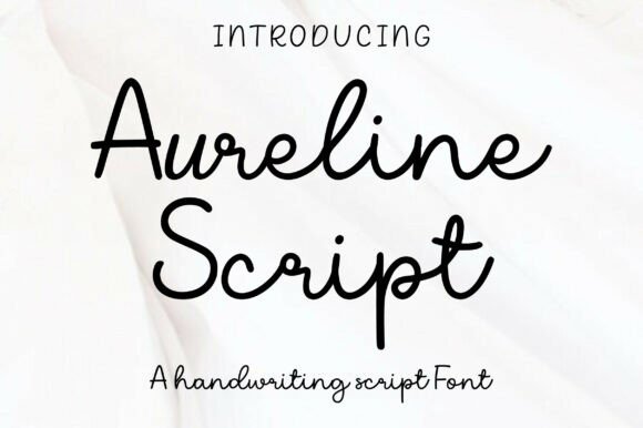 Aureline Script: The Elegant Handwritten Font for Modern Branding