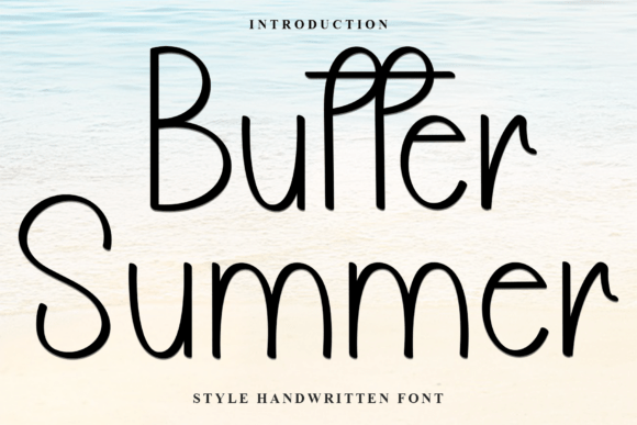 Butter Summer: A Sweet Handwritten Font for Charming Designs