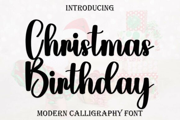 Christmas Birthday Font: Celebrate with Festive Flair