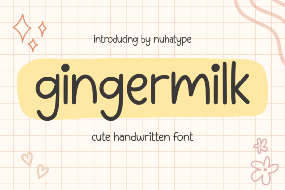 Gingermilk: The Handwritten Font for Authentic Design