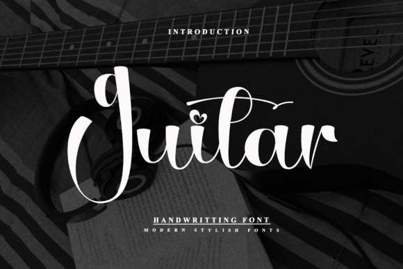 Guitar: A Handwritten Font That Brings Authentic Charm to Your Projects