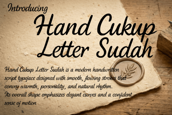 Hand Cukup Letter Sudah: The Modern Script for Timeless Branding
