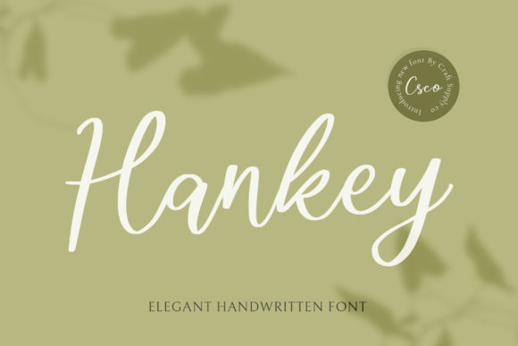 Hankey: Bold Handwritten Font for Authentic Design