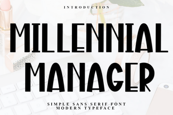 Millennial Manager: The Handwritten Font with Modern Appeal