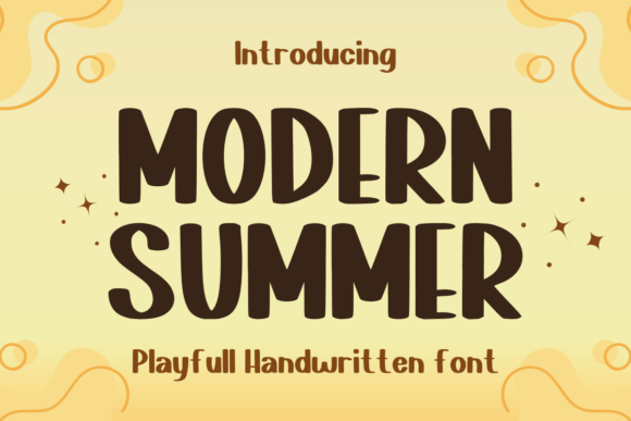 Modern Summer: The Handwritten Font for a Lively Brand Identity