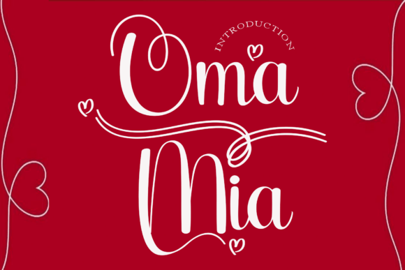 Oma Mia: The Handwritten Font That Feels Like a Classic