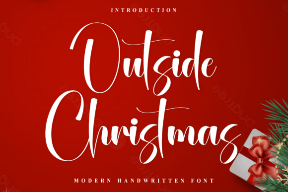 Outside Christmas: The Script Font That Captures Winter's Magic