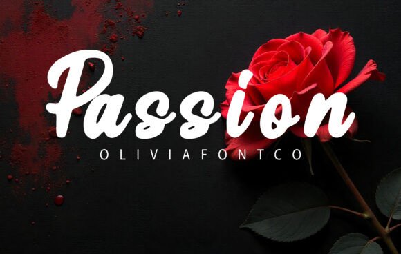 Passion: The Bold Handwritten Script for Authentic Design