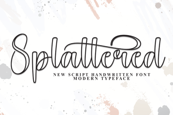 Splattered: Fresh Ink Meets Crisp Design