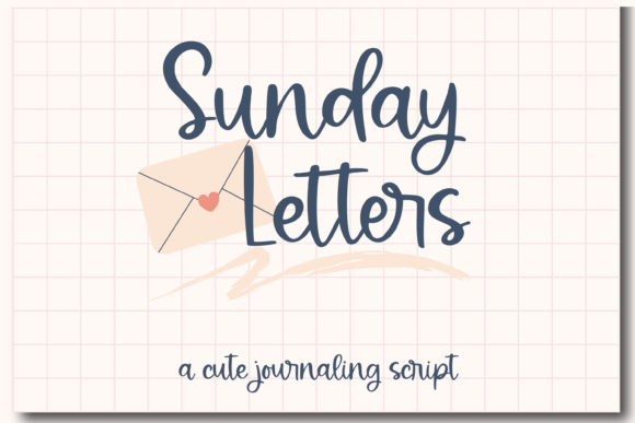 Sunday Letters: A Script Font That Feels Like a Handwritten Note