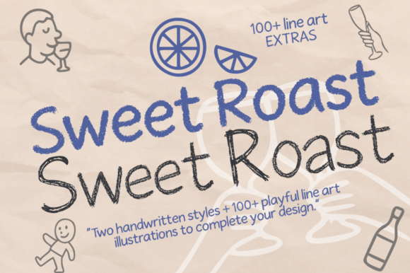 Sweet Roast: A Handwritten Font with Genuine Charm